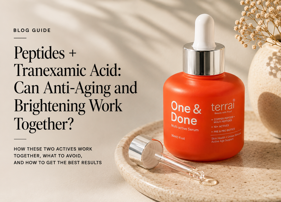 Peptides + Tranexamic Acid: Can Anti-Aging and Brightening Work Together?
