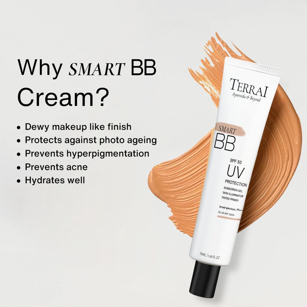 Smart BB Tinted Sunscreen Primer Oil-Free Matte with Mineral SPF 50