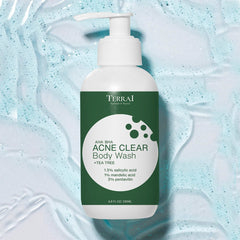 AHA:BHA Acne Clear Body Wash - Terrai Naturals