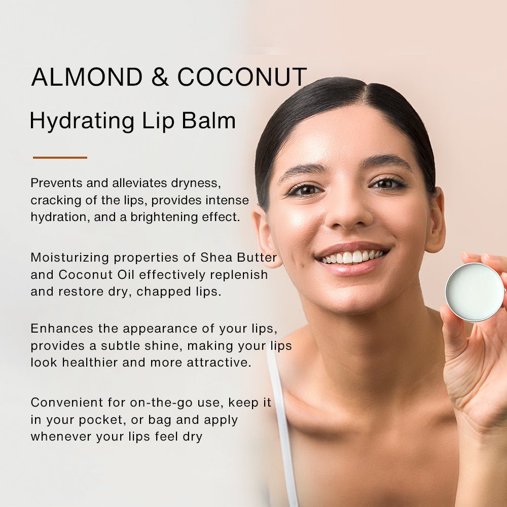Almond and Coconut Lip Balm - Terrai Naturals